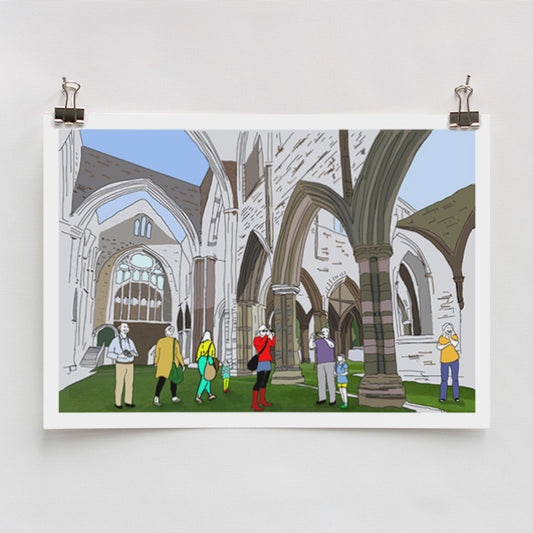 A Digital Print of Tintern Abbey