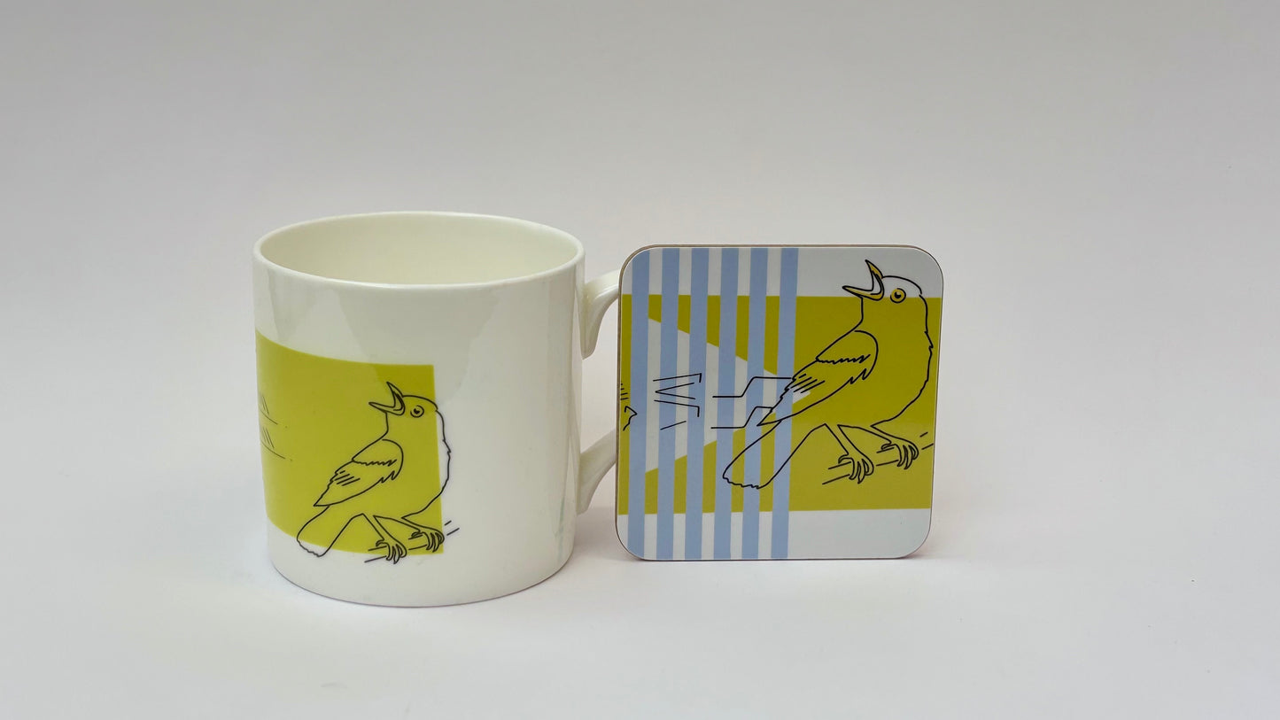 Blackbird Song Bone China Mug