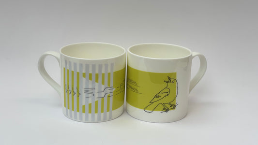 Blackbird Song Bone China Mug