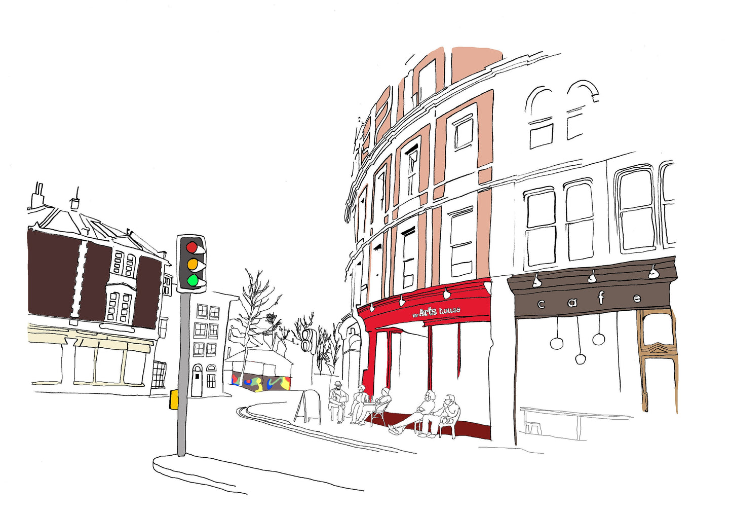 Bristol's Stokes Croft digital Print wall art