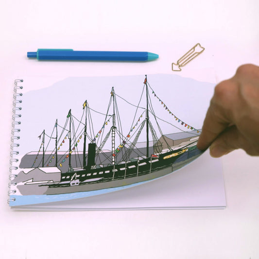 Bristol's ss Grest Britain ship Notebook