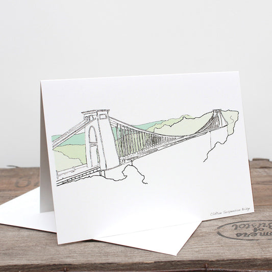 Clifton Suspension Bridge Greetings Card