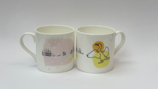 Cormorant Song Bone China Mug