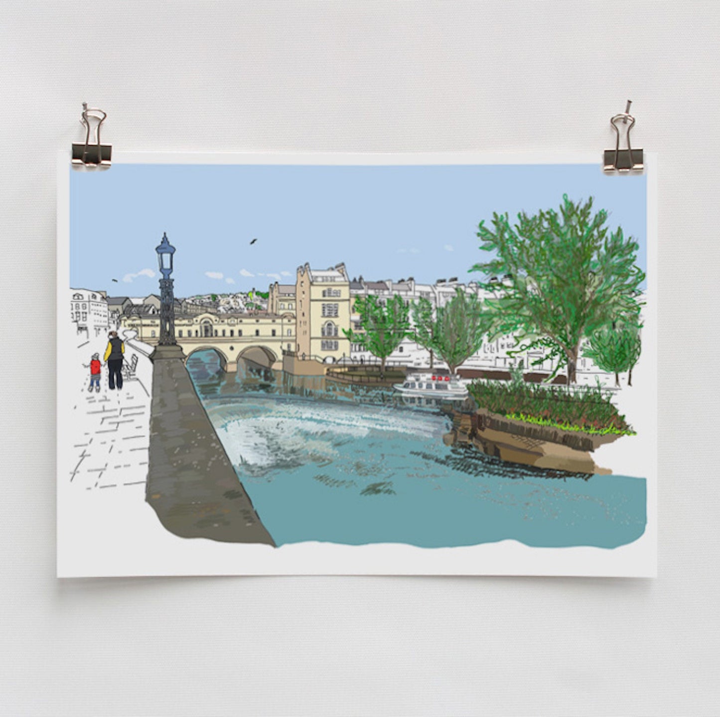 Digital Print of Pultney Bridge Bath