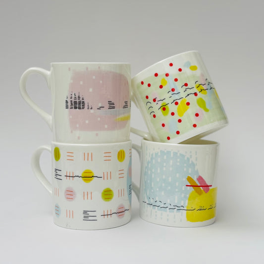Water Birdsong Set Bone China Mug