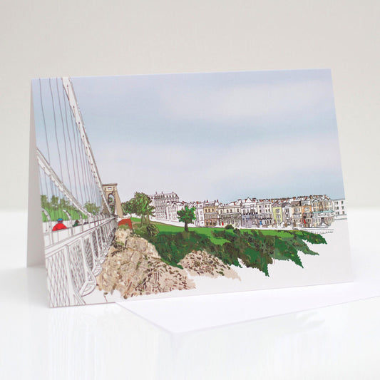 Sion Hill Clifton Bristol Greetings Card