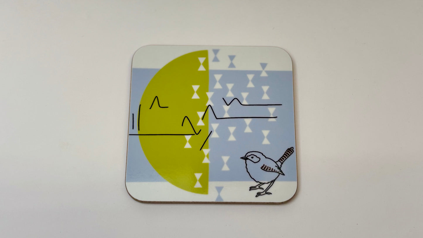 Garden Bird Song Coaster Set