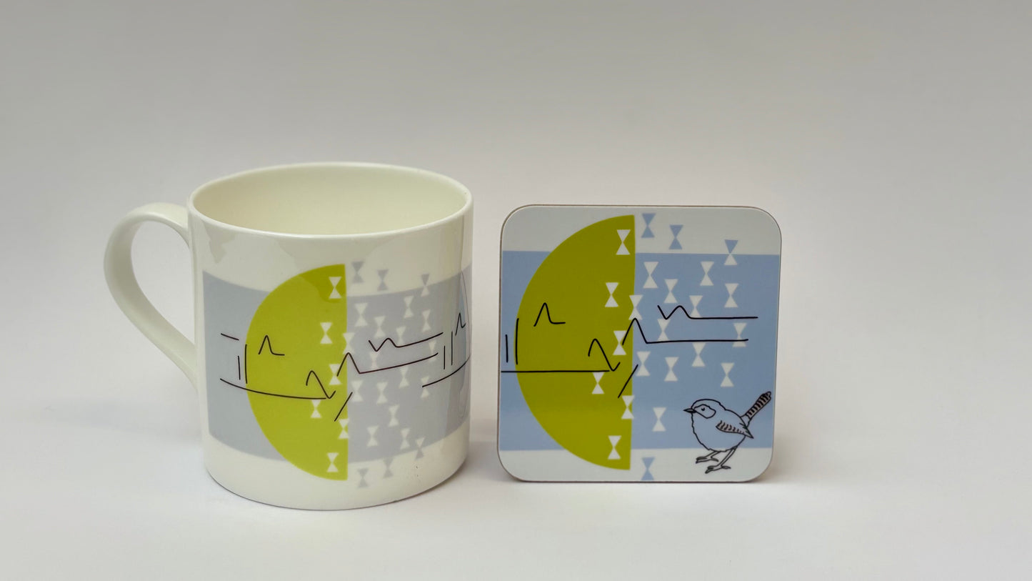 Wren Bird Song Coaster