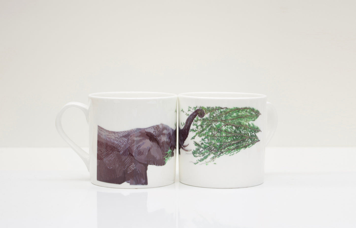 Elephant Bone China Mug