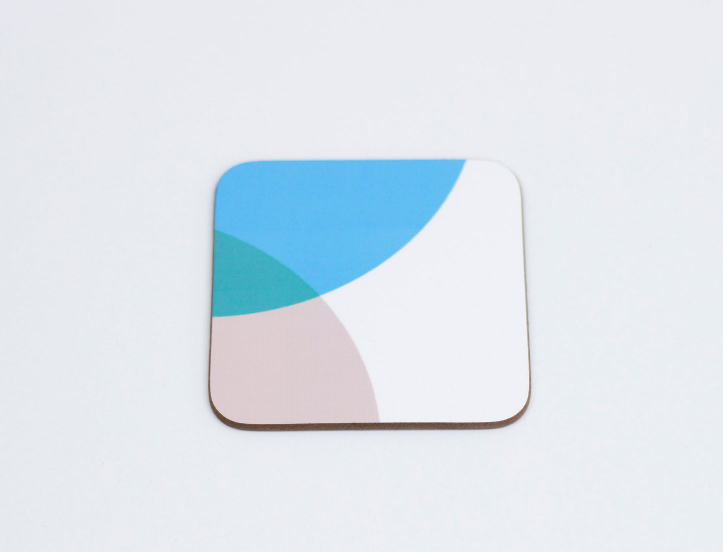 Teal|Grey Dip Coaster