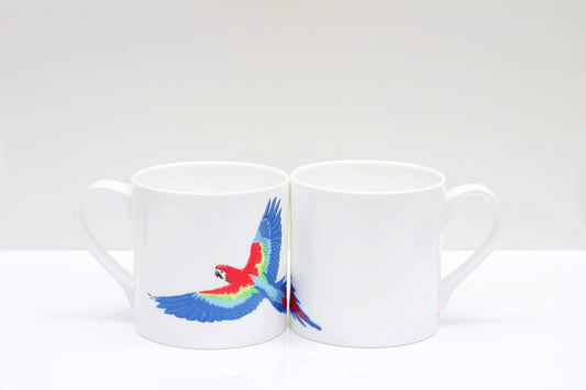 Parrot Bone China Mug