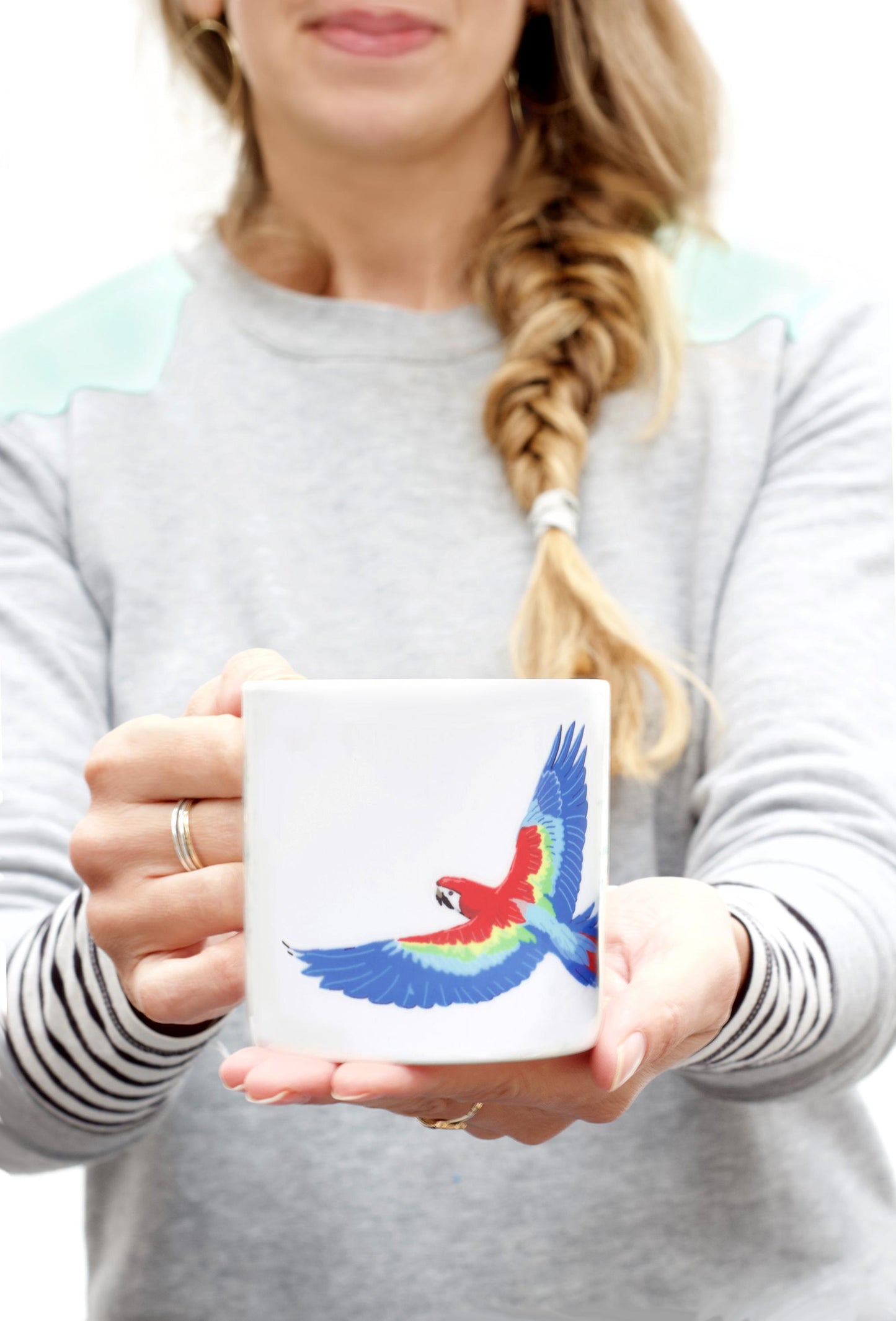 Parrot Bone China Mug