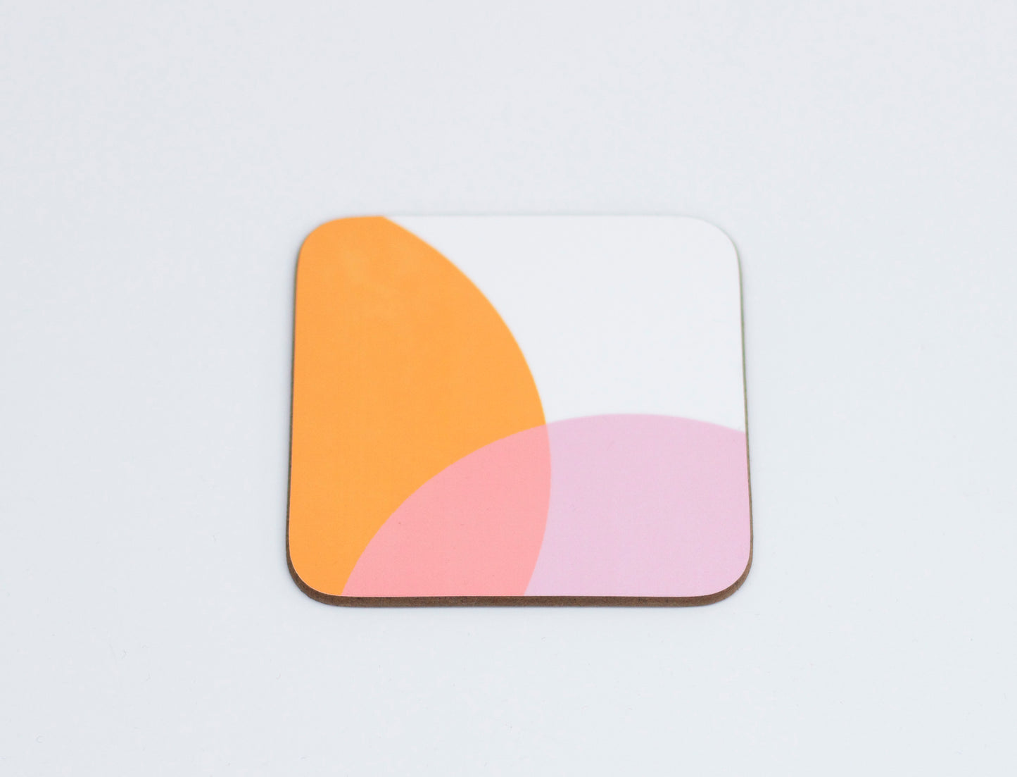 Orange|Pink Dip Coaster