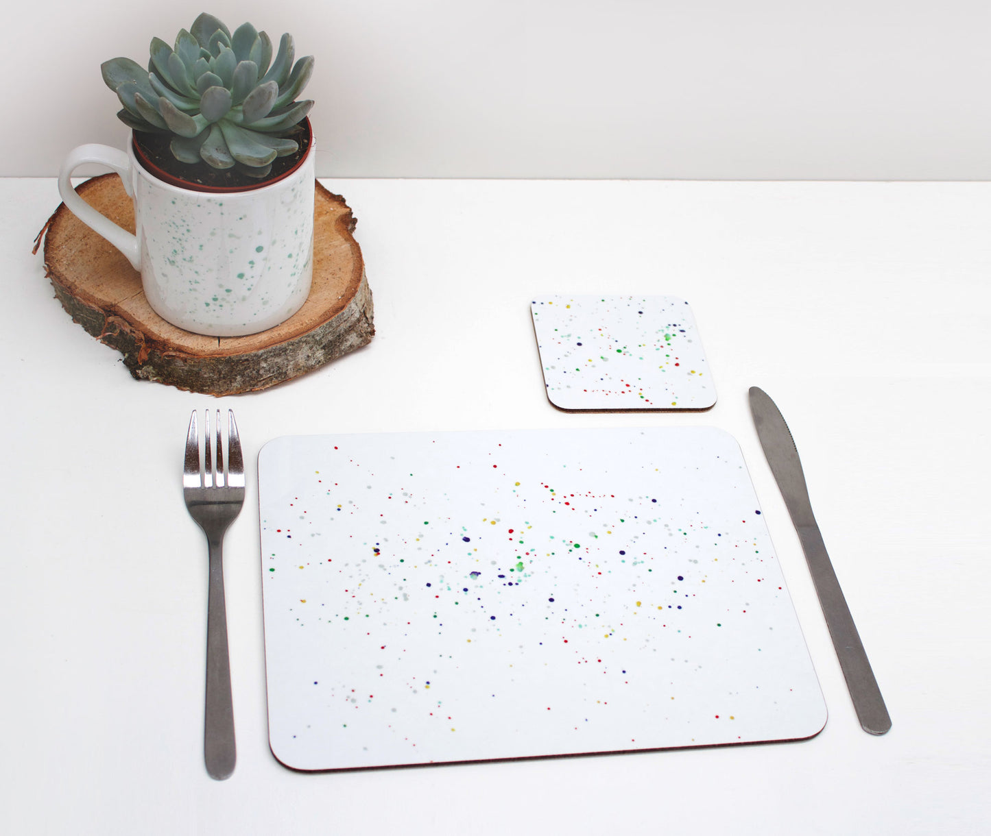 Multicoloured Splatter Placemat