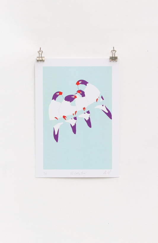 Four Calling Birds  |  Digital Print