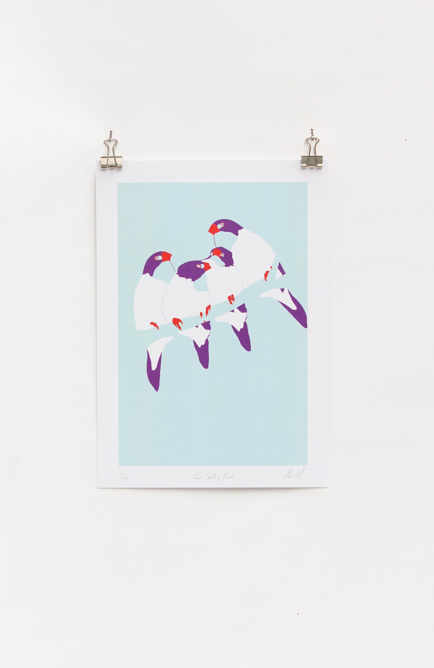 Four Calling Birds  |  Digital Print