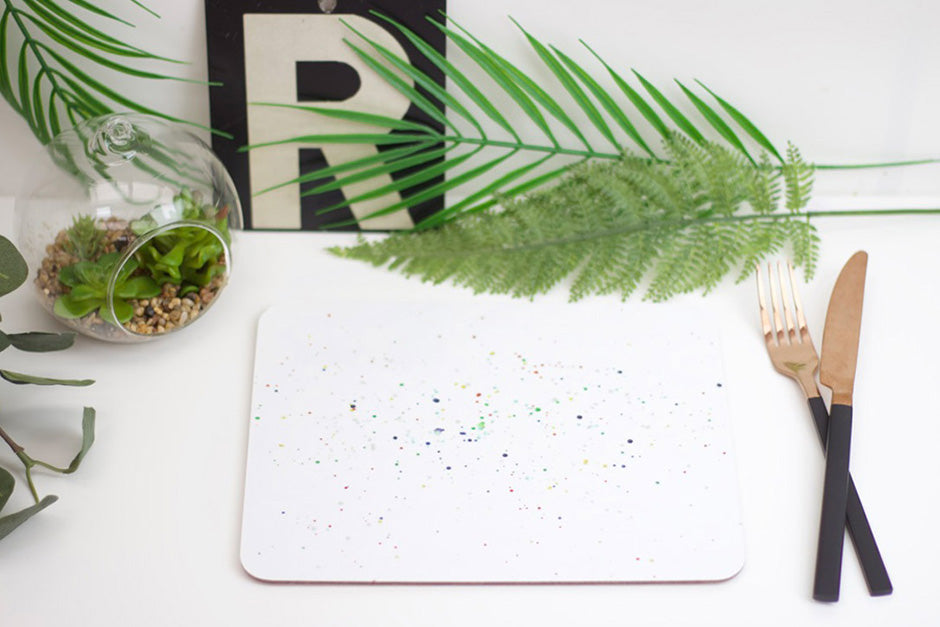 Multicoloured Splatter Placemat