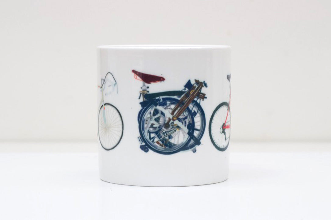 Three Bikes Bone China Mug