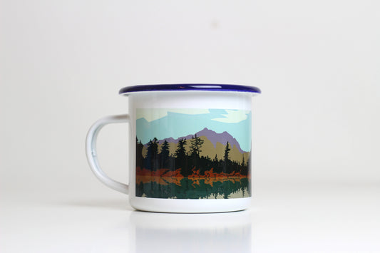 Seconds Lake enamel mug