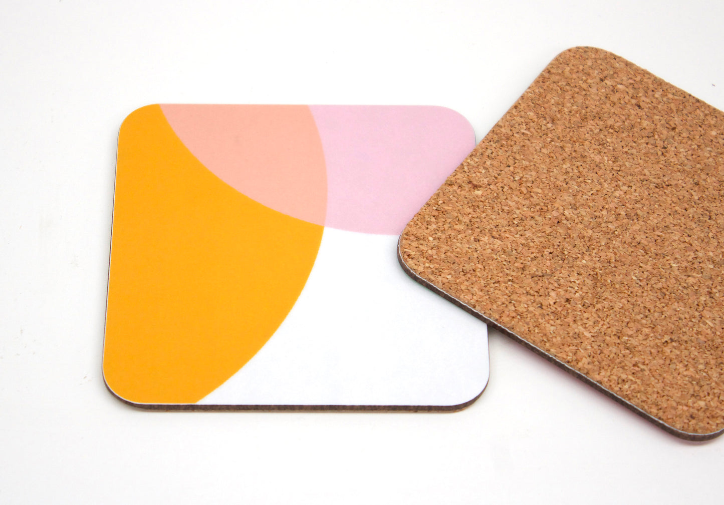 Orange|Pink Dip Coaster