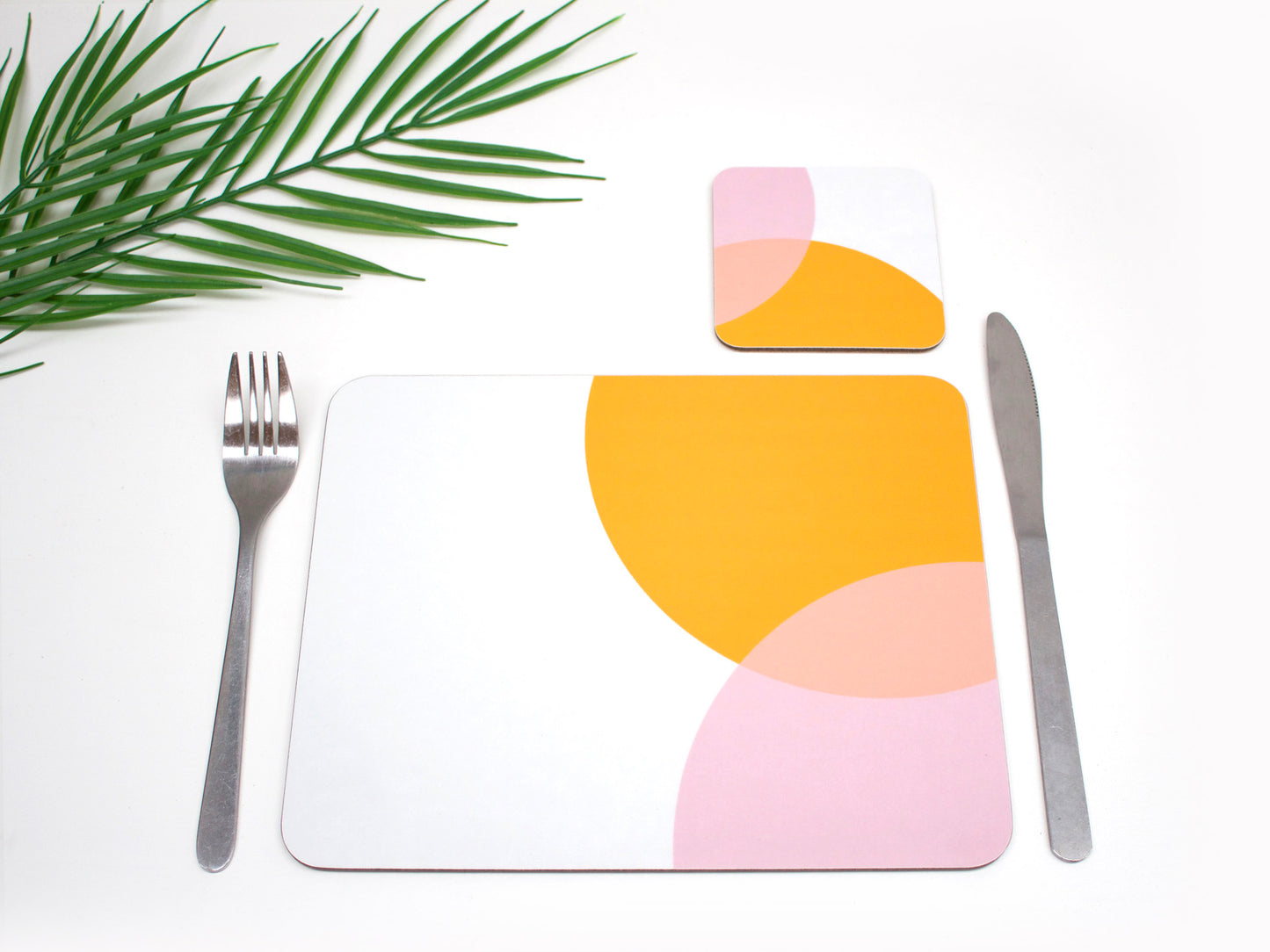 Orange|Pink Dip Placemat