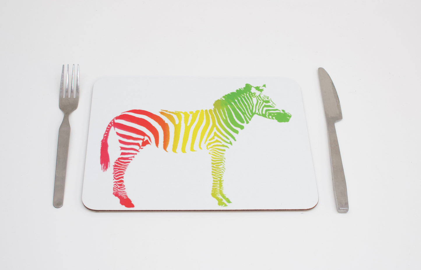 Rainbow Zebra Placemats