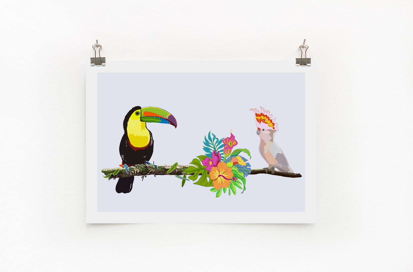 Toucan & Cockatoo  |  Digital Print