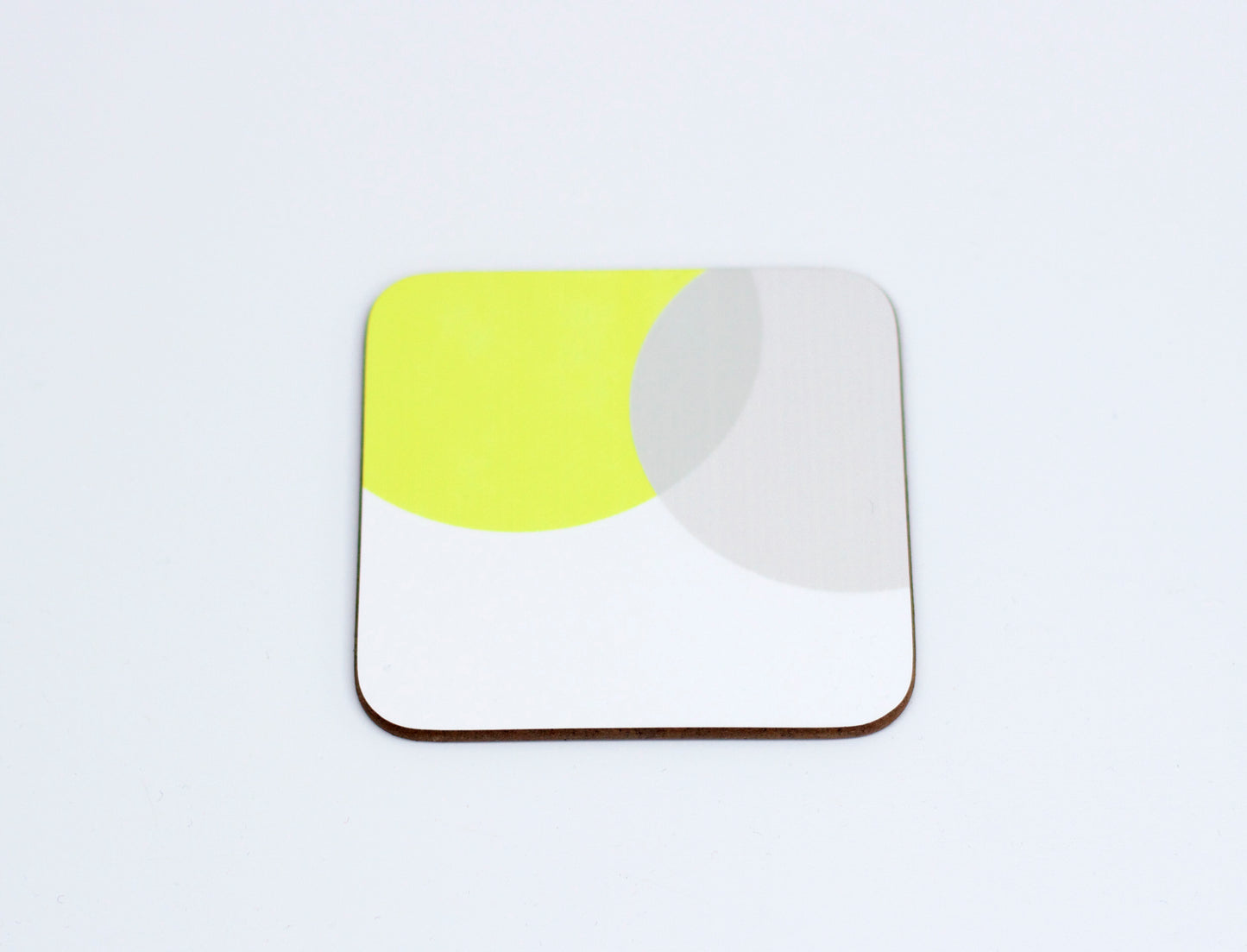 Lime|Grey Dip Coaster