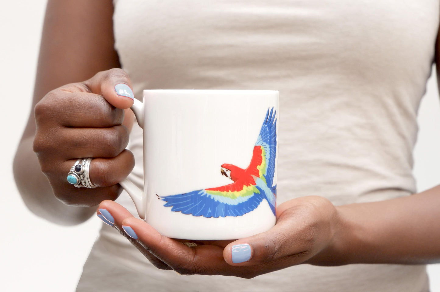 Parrot Bone China Mug