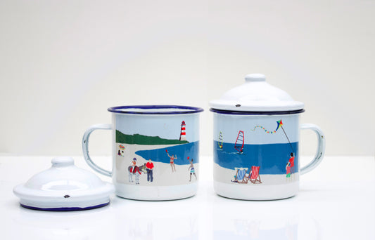 Get the Set: Weekend Explorer | Enamel Mugs With Lids