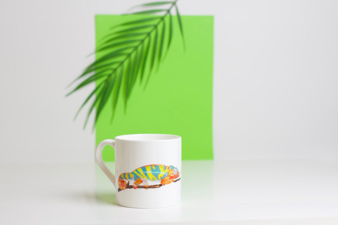 Chameleon Bone China Mug