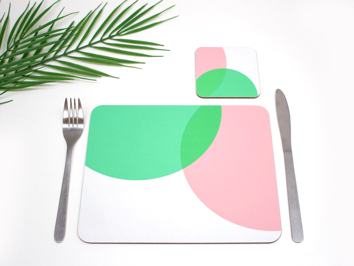 Pink|Green Dip Placemat