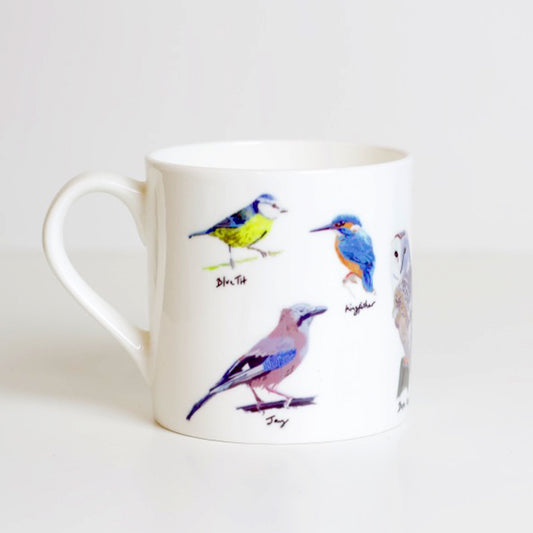 Garden Birds Bone China Mug