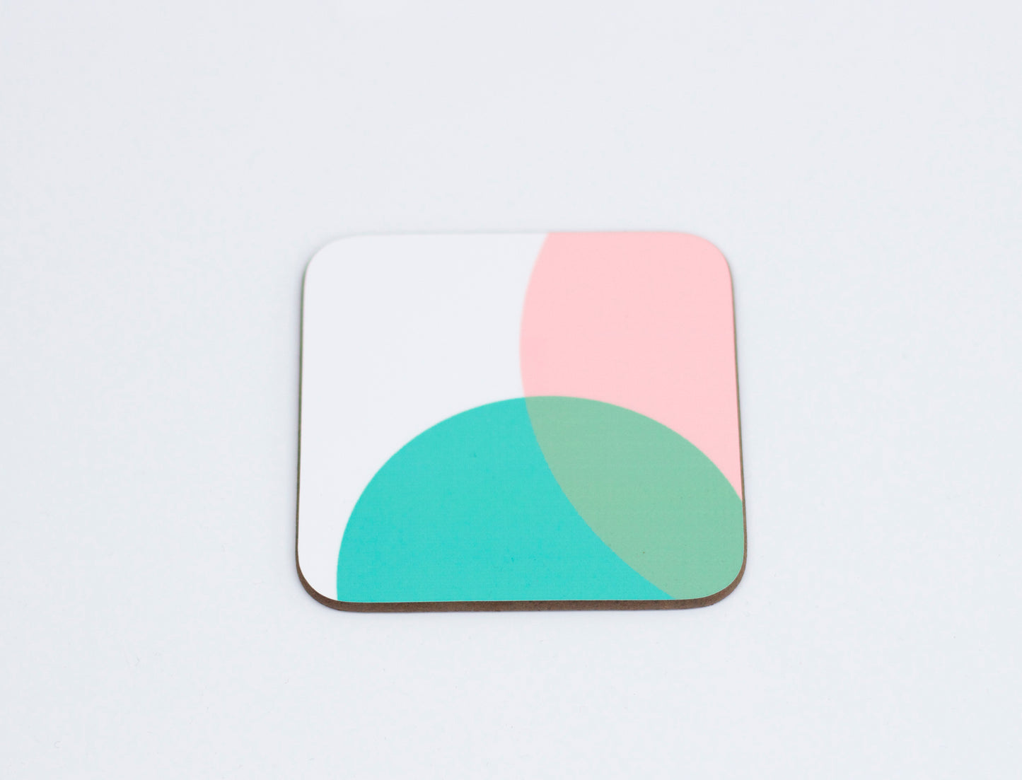 Pink|Green Dip Coaster