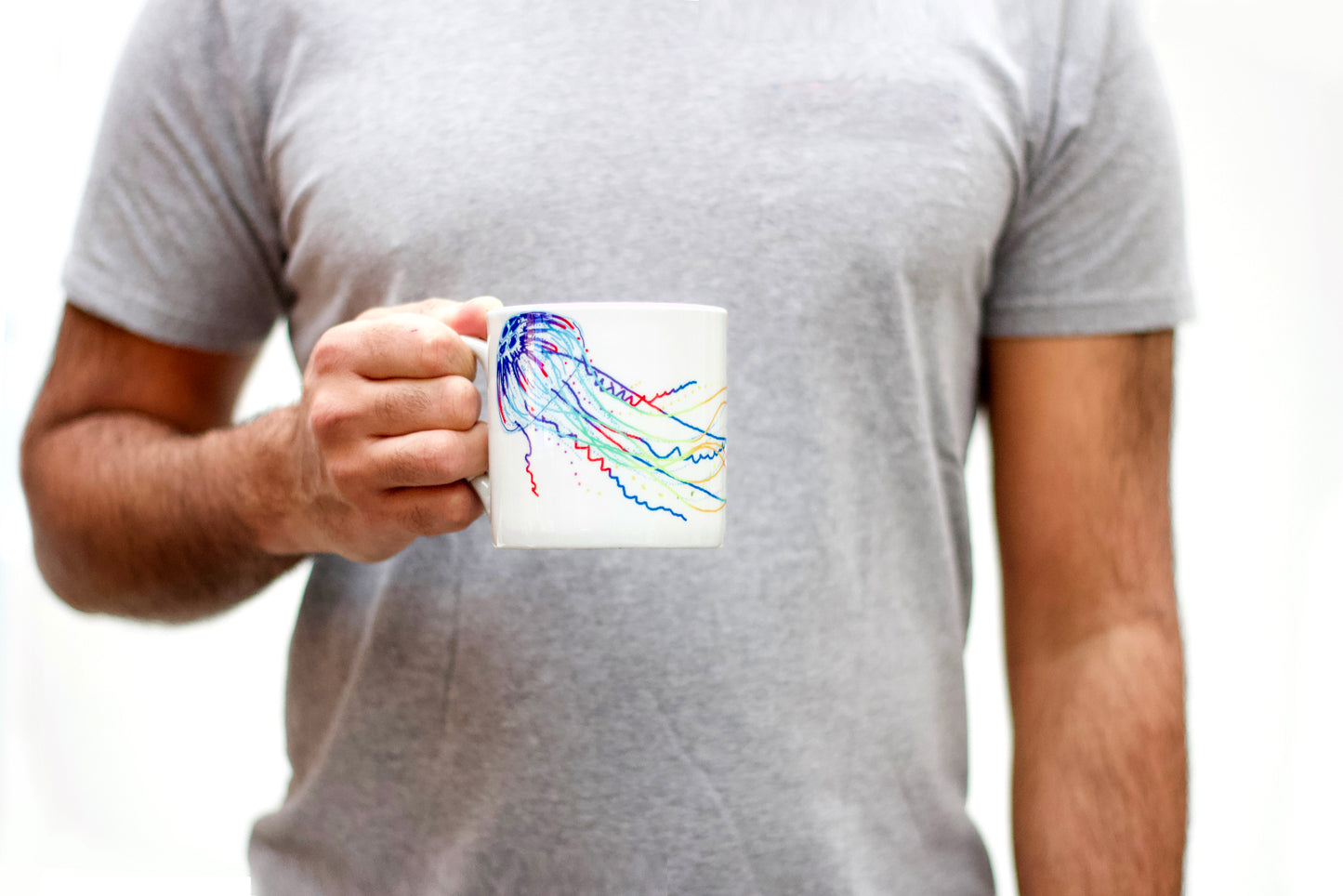 Jellyfish Bone China Mug
