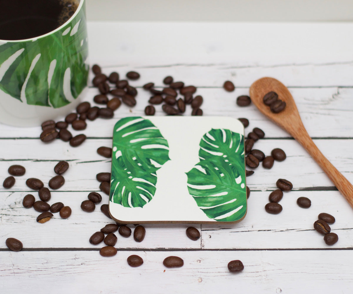 Cheese Leaf Coaster - Tropical Collection