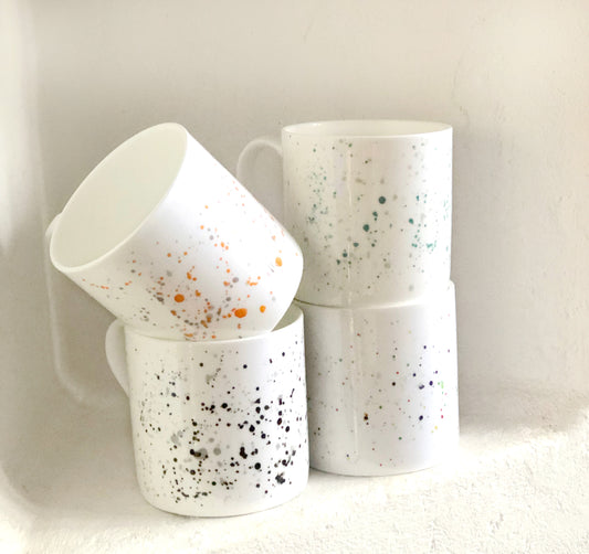 Paint Splatter Bone China Collection