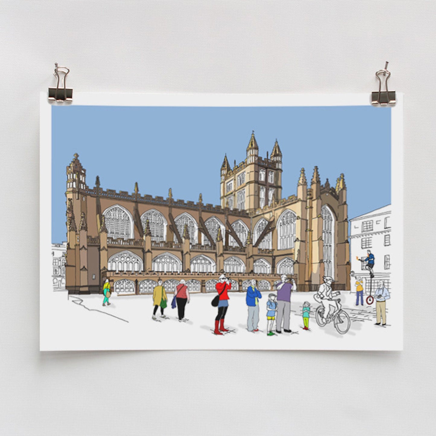 Bath Abbey Digital Print