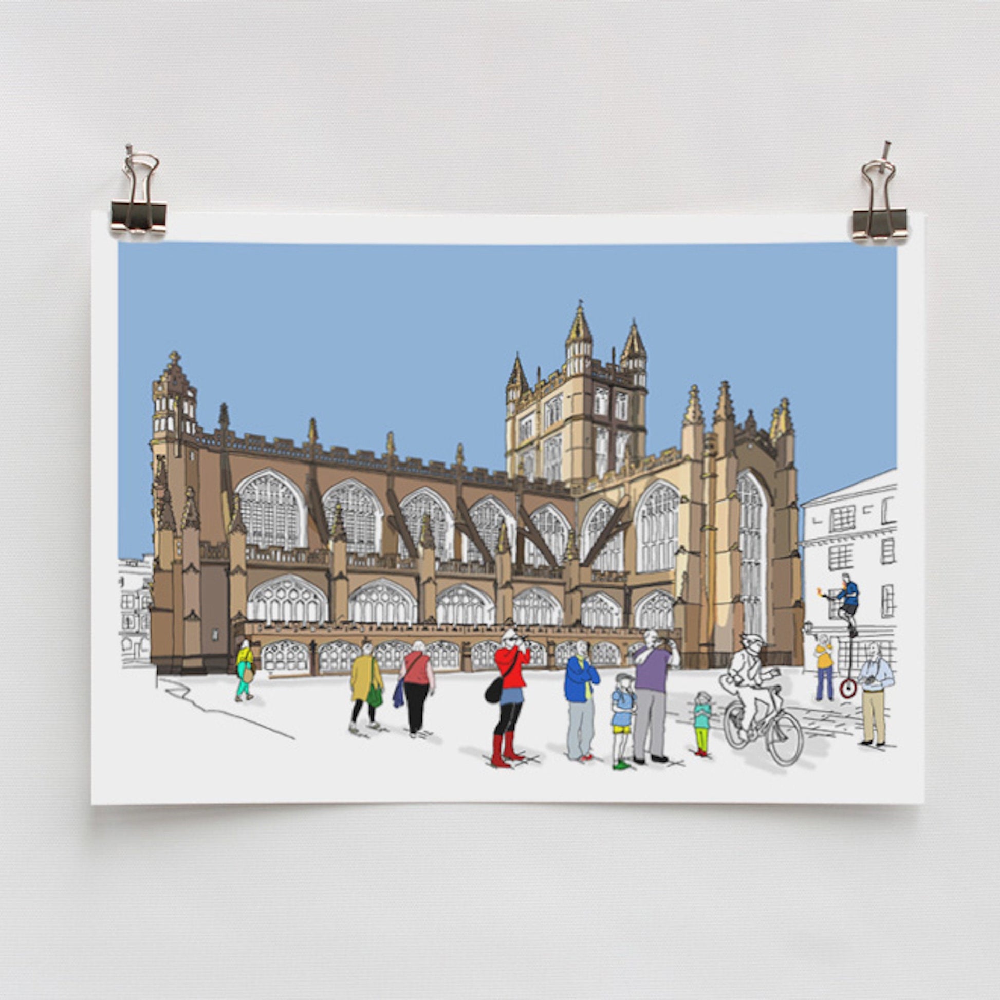 Bath Abbey Digital Print