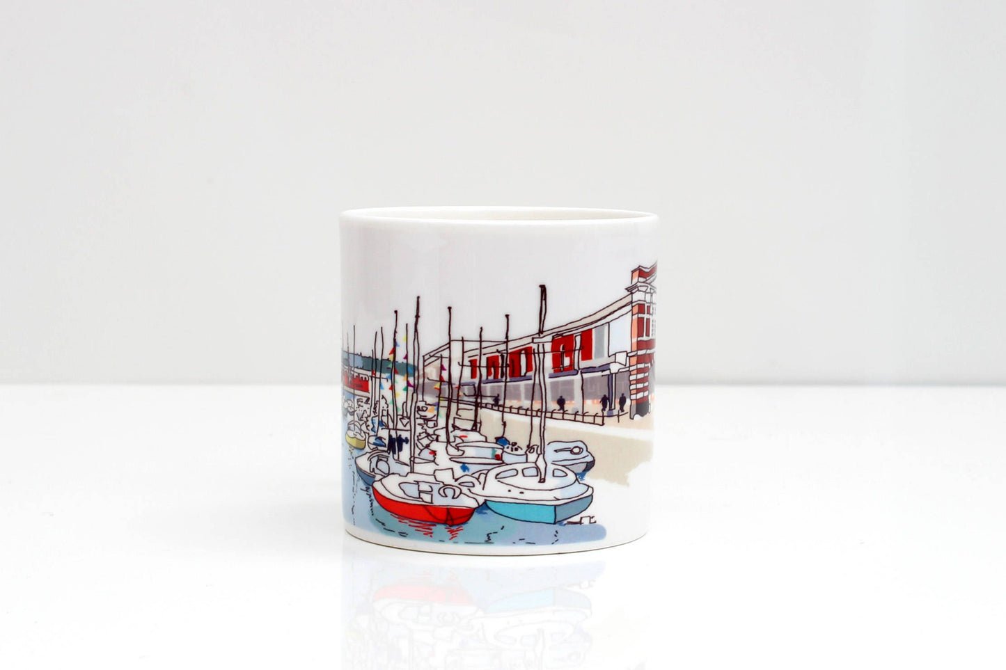 Bristol Harbourside Bone China Mug | Bristol Mug | Bone China Mug | Bristol Art | Bristol drawing | Bristol waterfront | Bristol Print