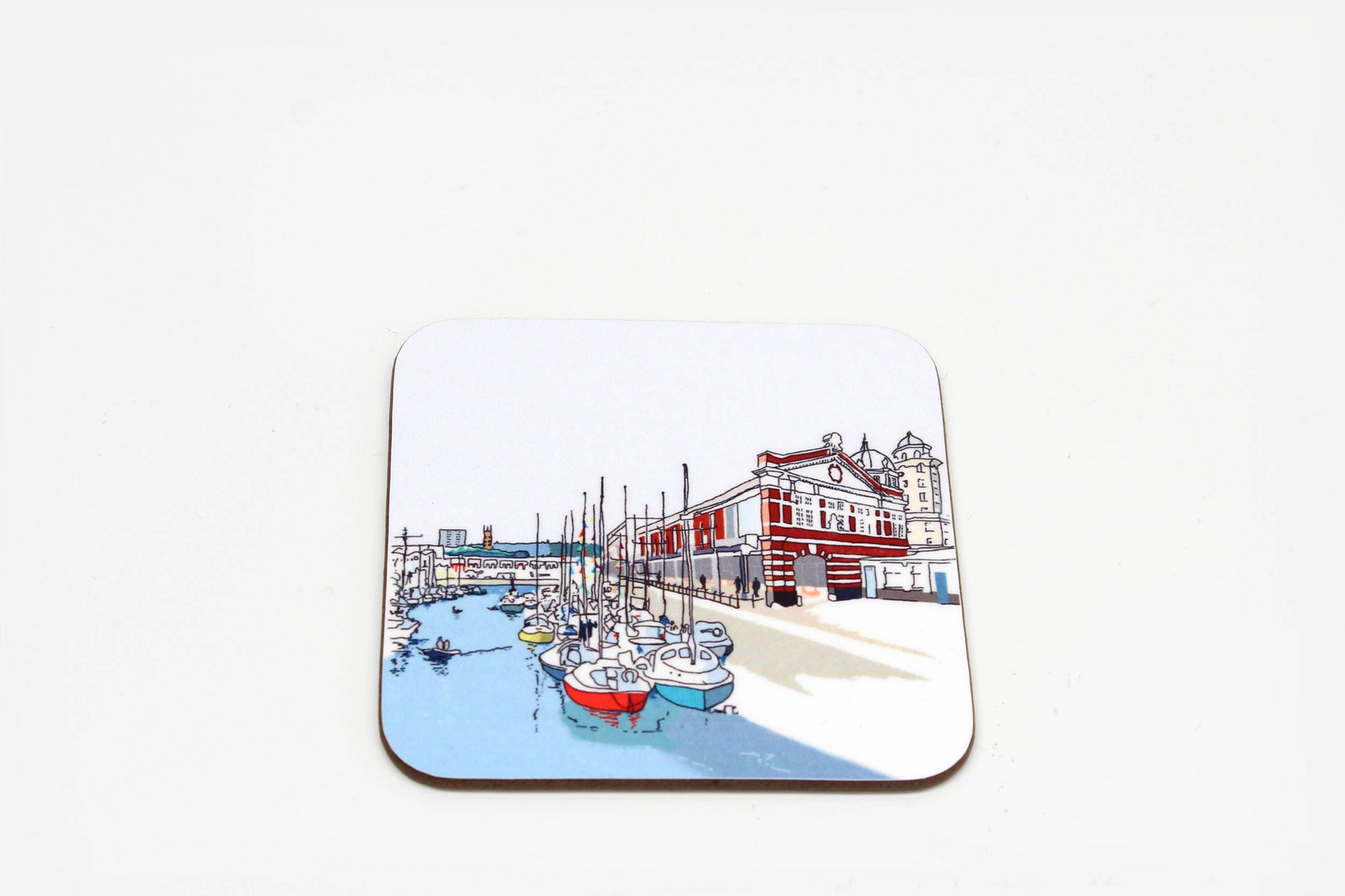 Bristol Harbourside Coaster | Bristol coaster | Coaster | Bristol Art | Bristol drawing | Bristol waterfront | Bristol Print | Table coaster
