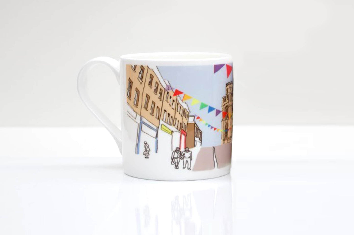 Bristol Park Street Bone China Mug | Park Street Bristol Mug | Bristol university mug | Bone China Mug | Bristol Art | Wills building mug