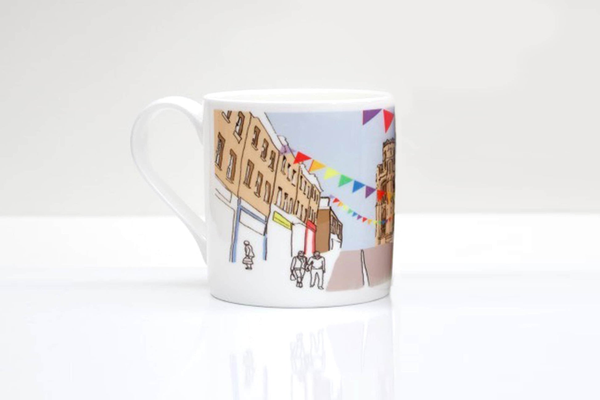 Bristol Park Street Bone China Mug | Park Street Bristol Mug | Bristol university mug | Bone China Mug | Bristol Art | Wills building mug