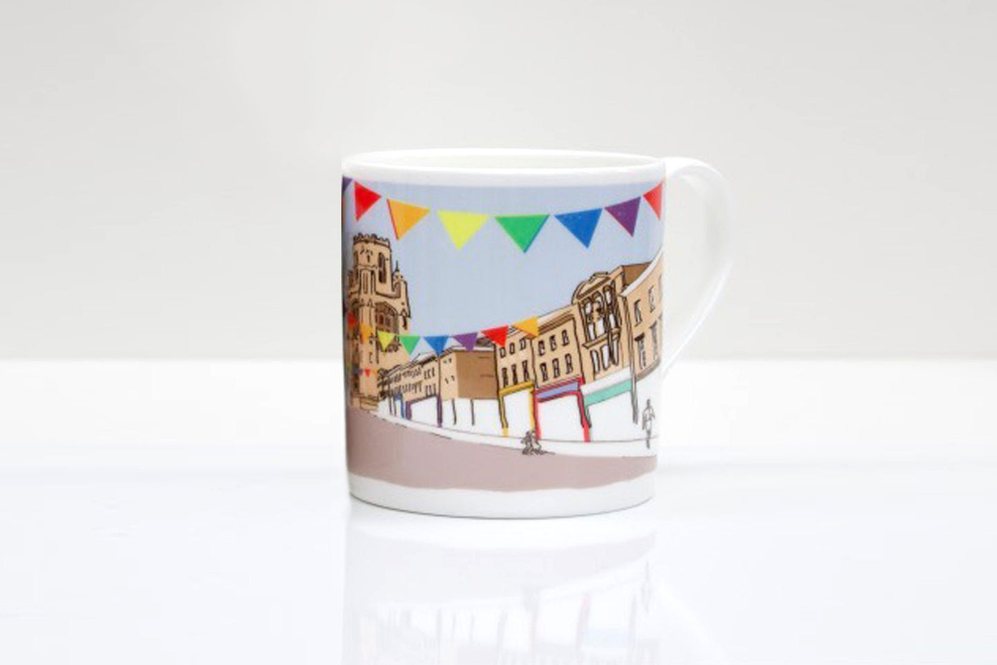 Bristol Park Street Bone China Mug | Park Street Bristol Mug | Bristol university mug | Bone China Mug | Bristol Art | Wills building mug