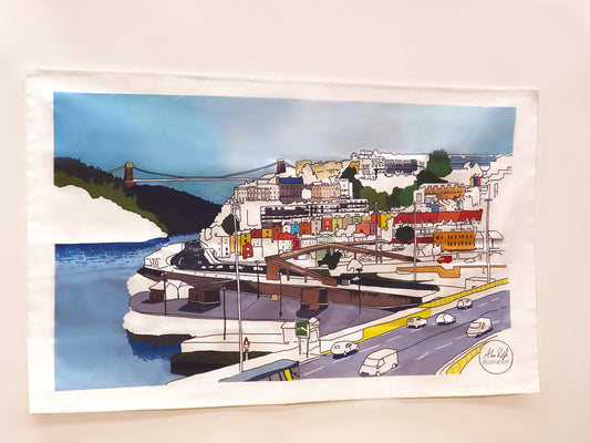 Bristol Views Tea Towel