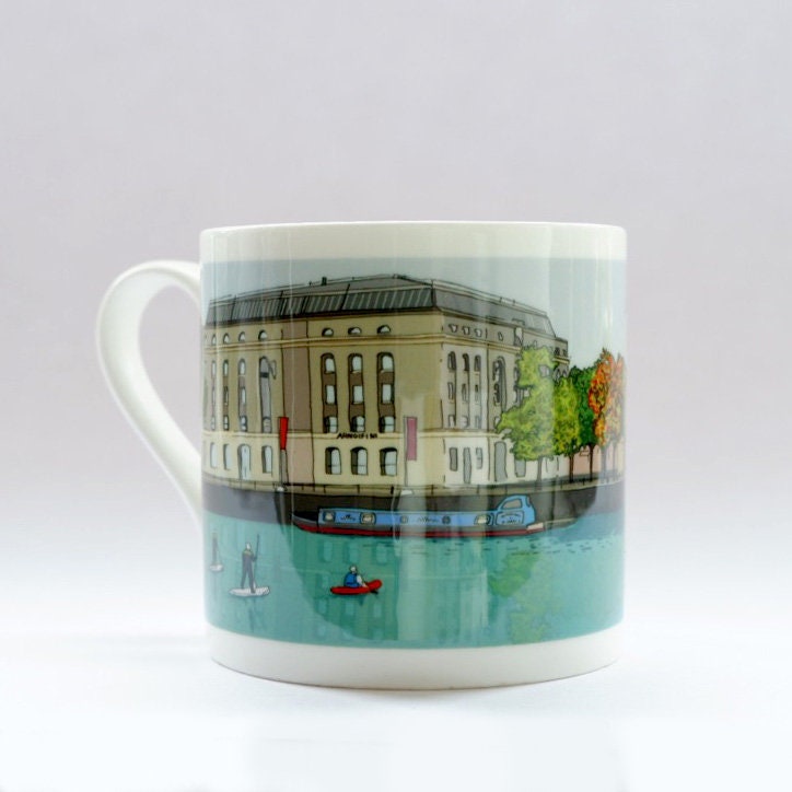 Bristol's Arnolfini Bone China Mug | Bristol Mug | Bristol Drawing | Bristol Illustration