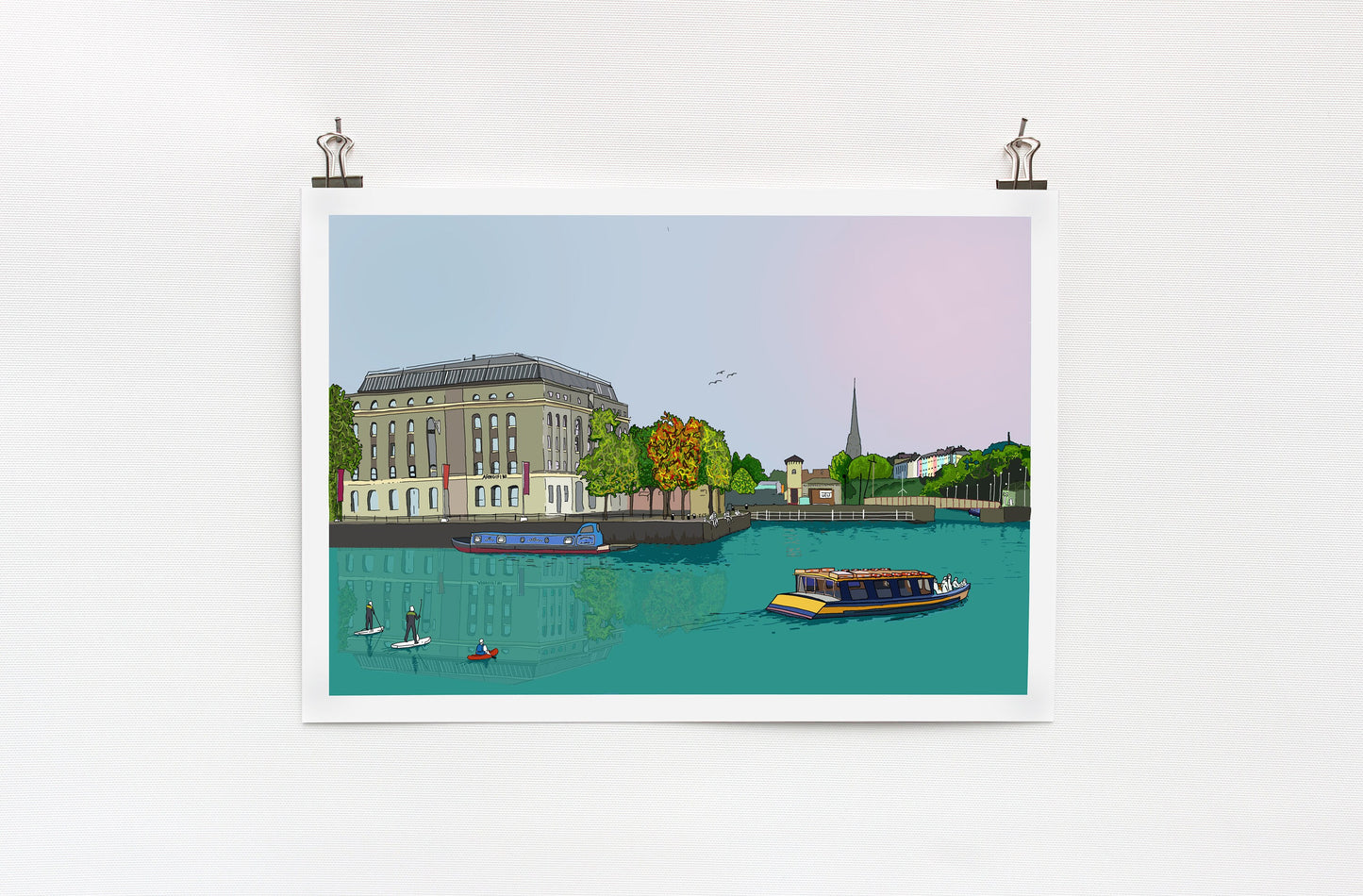 Bristol's Arnolfini and the Harbourside Digital Print