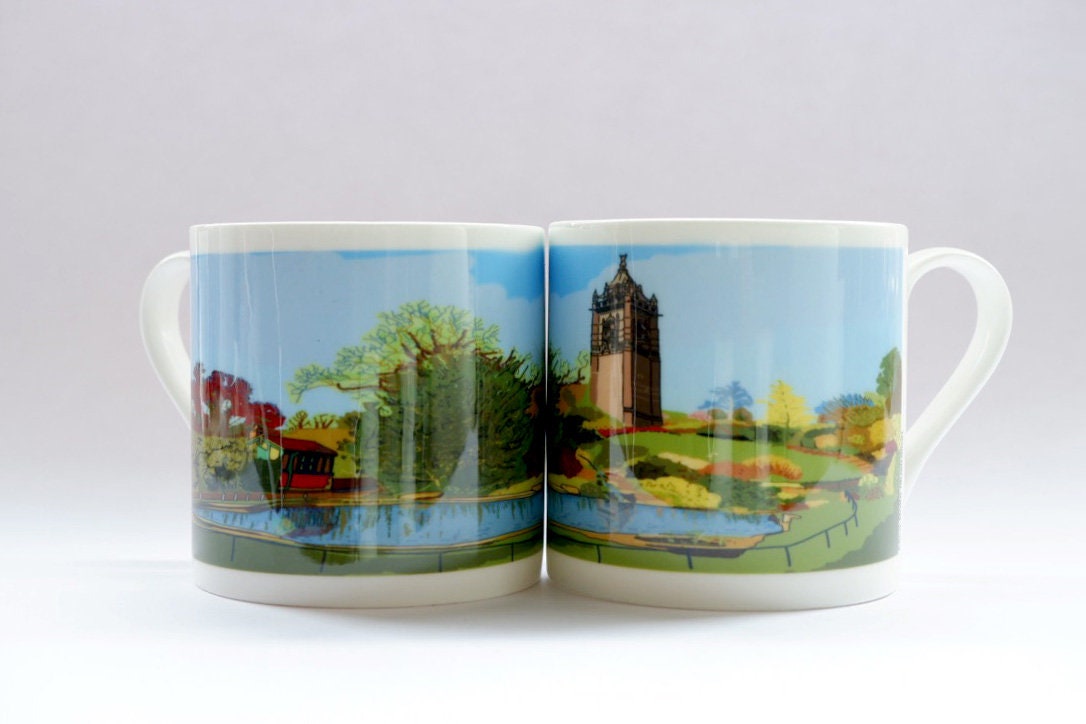 Bristol's Brandon Hill Bone China Mug | Bristol Mug | Bristol Drawing | Bristol Illustration