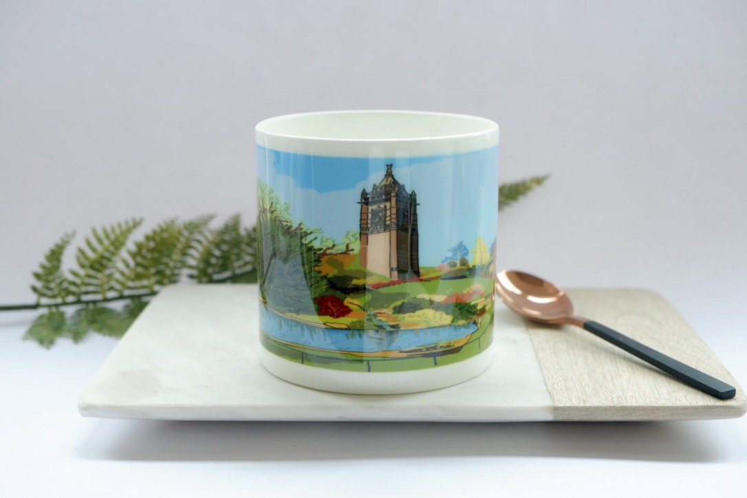 Bristol's Brandon Hill Bone China Mug | Bristol Mug | Bristol Drawing | Bristol Illustration