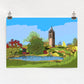 Bristol's Brandon Hill Digital Print | Wall Art